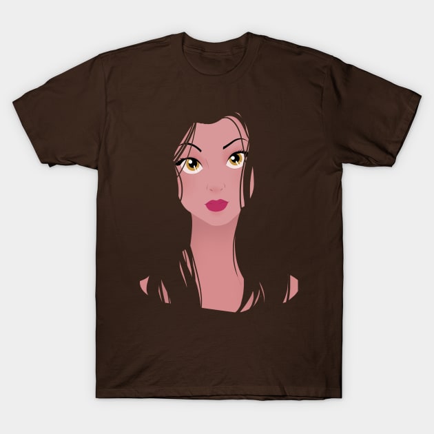 Beauty Hair T-Shirt by seyogarciaartworks